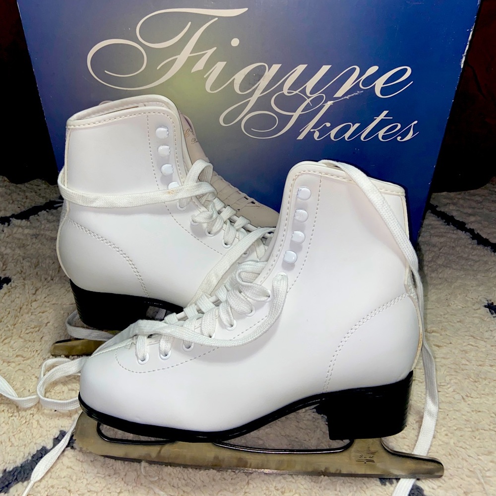CCM White Figure Skates